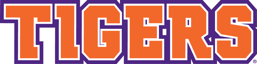 Clemson Tigers 2014-Pres Wordmark Logo diy DTF decal sticker